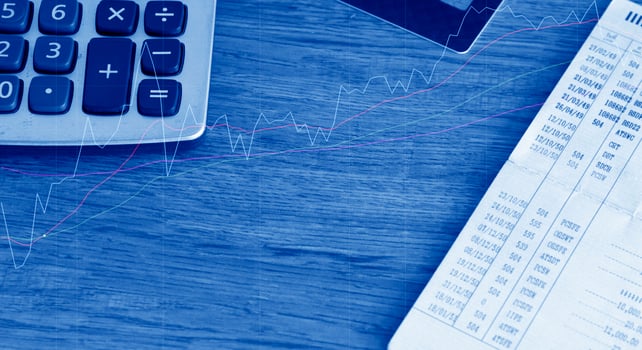 Finance ideas and charts for business. photo