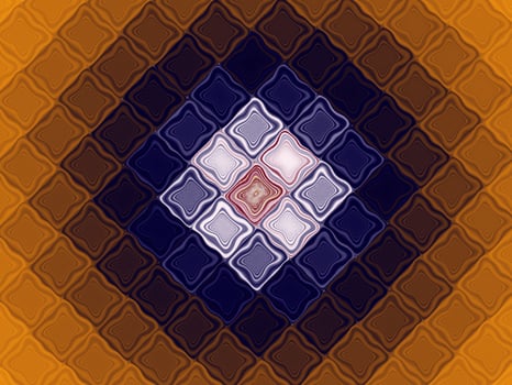 Colorful zoom into an infinite mathematical fractal set photo