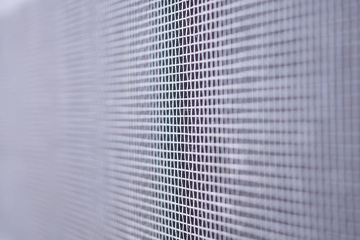 mosquito net wire screen close up on house window protection against insect photo