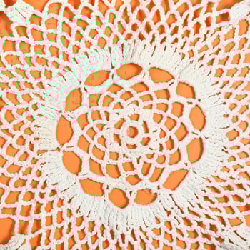 embroidered crochet lace close up photo