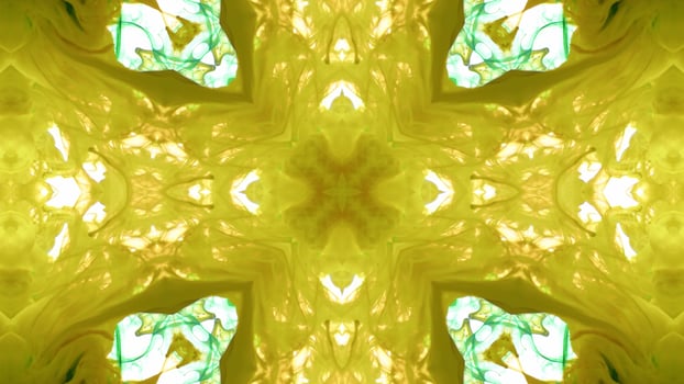 Wonderful Kaleidoscope Backgrounds Created From Colorful Ink Paint Spread photo