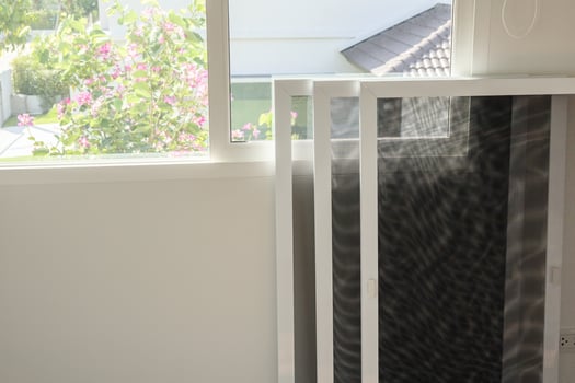 Mosquito net window screens protection against insect photo