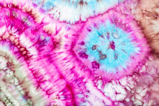 part of abstract bright pattern in tie-dye batik photo