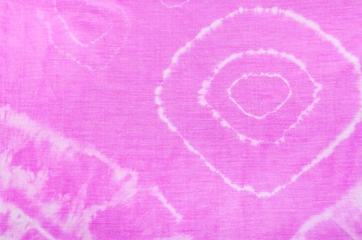 detail of abstract ornament of pink scarf photo