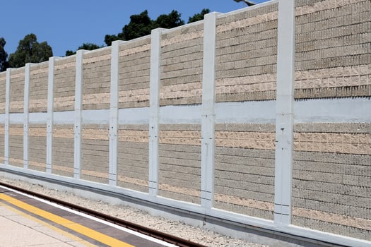 Railroad Tracks and Railway Cars in Israel. photo
