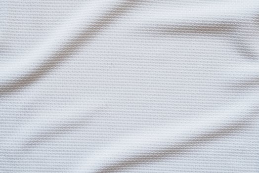 White football jersey clothing fabric texture sports wear background photo