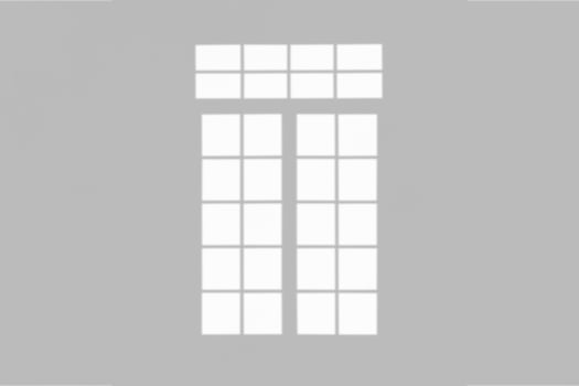 Window shadow drop on white wall background photo