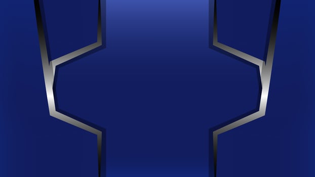 Minimal background dark blue with four indentations, suitable for design needs, display, website, UI, and others photo