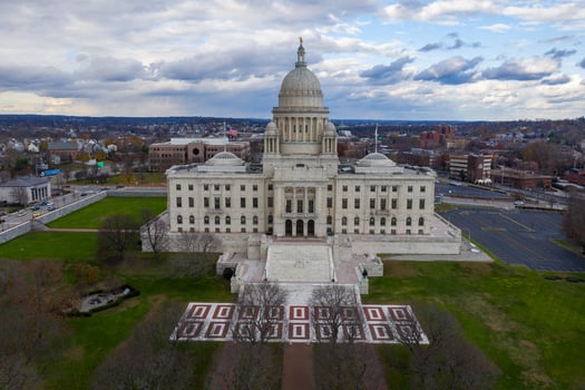 The State Capitol building in downtown Providence, Rhode Island. photo