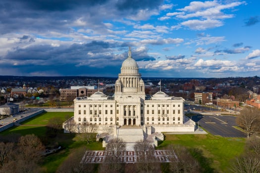 The State Capitol building in downtown Providence, Rhode Island. photo