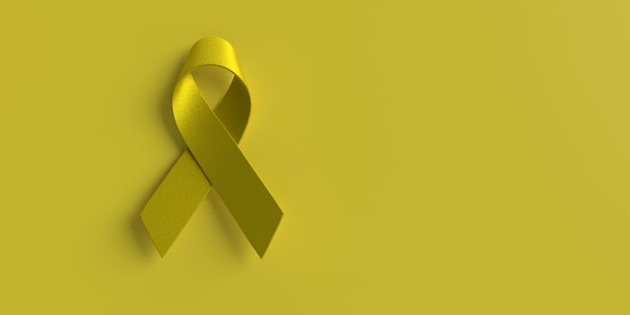 Ribbon golden yellow orange background wallpaper copy space symbol decoration ornament awareness child cancer charity cancer support care childhood sign health disease hope medical breast illness kid photo