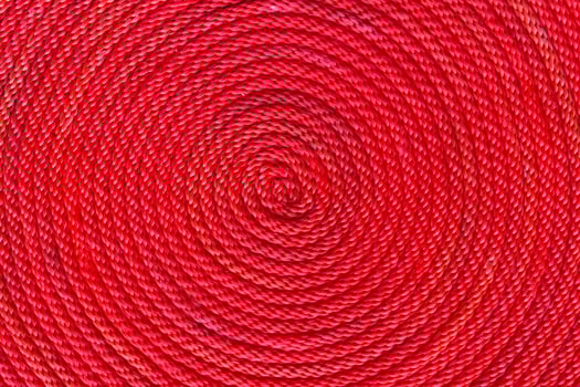 Red rope coil photo
