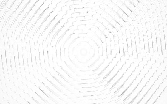 Abstract white and gray color, modern design geometric round shape, twirl, swirl pattern background. 3D render illustration. photo
