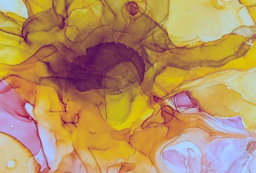 Ink Wash Pastel. Oil Hand Grunge Design. Sea Tint photo