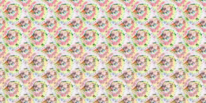 Fantasy Psychedelic Kaleidoscope. Seamless. Dye photo