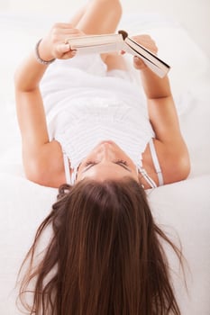 Young Girl Reading photo