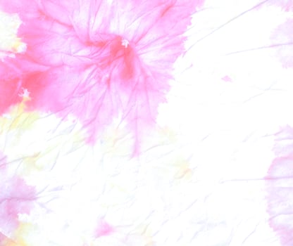 Rainbow Watercolor Batik Repeat. Dyed Print photo