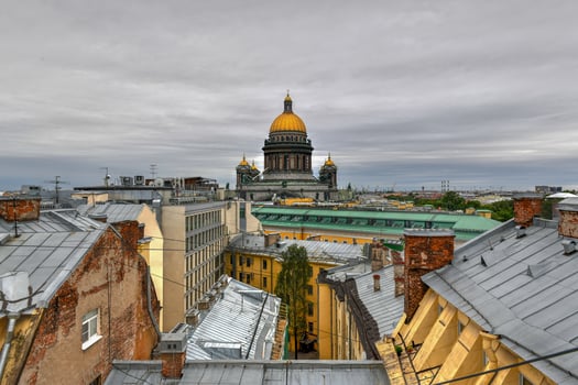 St Isaac Cathedral in Saint Petersburg, Russia. It is the biggest christian orthodox church in the world photo