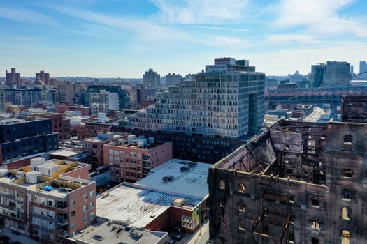 Building development in the Williamsburg neighborhood in Brooklyn, New York. photo