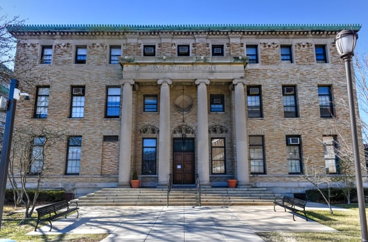 Hall of Philosophy building designed by Stanford White on the Bronx Community College campus in Bronx, New York. photo