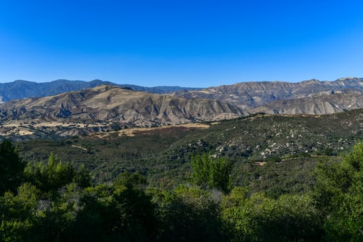 Vista Point over Santa Ynez Valley in Santa Barbara, California, USA photo