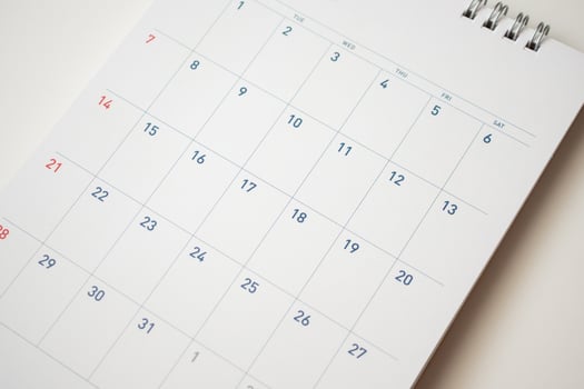 calendar page date background business planning appointment meeting concept photo