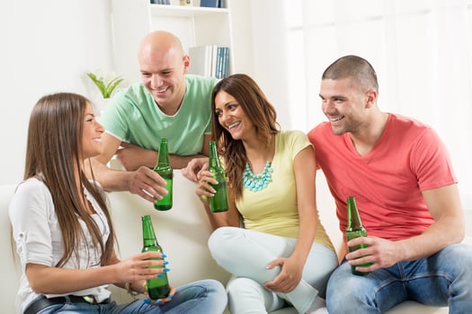 Friends hanging out photo