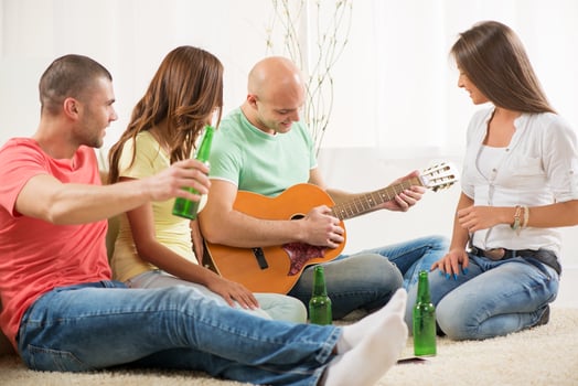 Friends hanging out photo