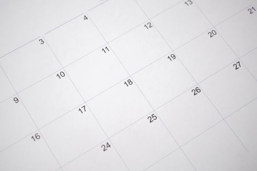 calendar page date background business planning appointment meeting concept photo