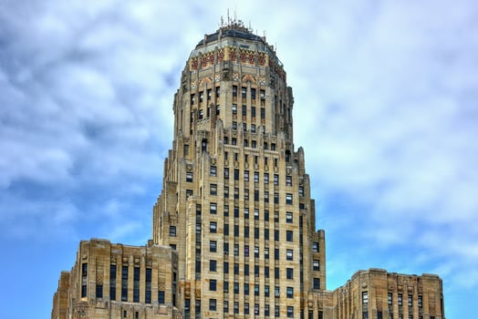 Buffalo City Hall, the seat for municipal government in the City of Buffalo, USA, 2022 photo