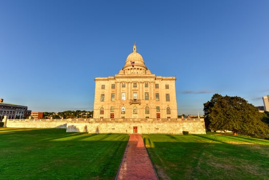 The Rhode Island State House, the capitol of the U.S. state of Rhode Island. photo