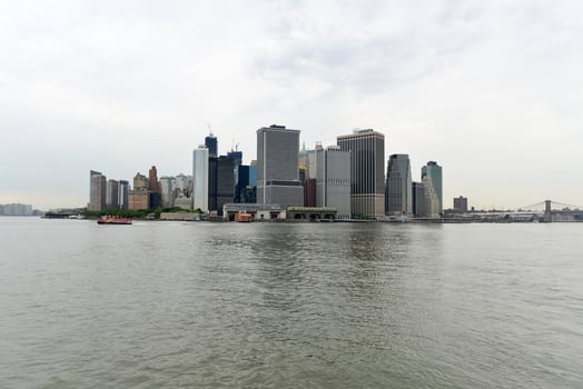 New York City skyline from Governor's Island. photo