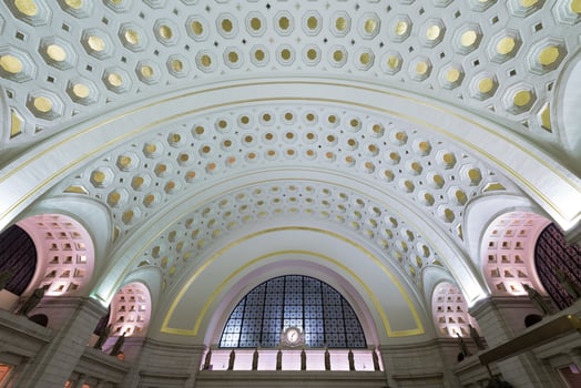 Union Station is a major train station, transportation hub, and leisure destination in Washington, D.C., 2022 photo