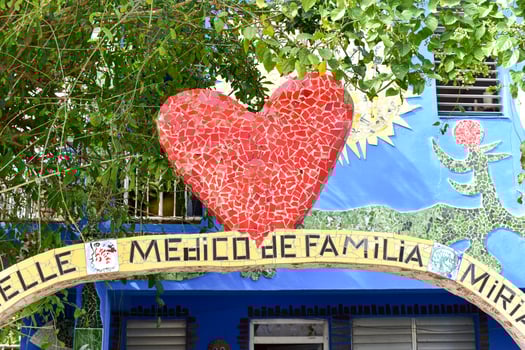 Havana, Cuba - Jan 14, 2017 -  Jaimanitas neighborhood of Havana, Cuba, more commonly known as Fusterlandia for the colorful mosaics. photo