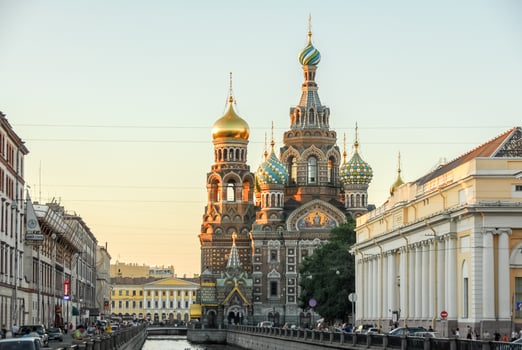 Saint Petersburg, Russia - August 8, 2007 -  Church of the Savior on Spilled Blood in Saint Petersburg, Russia photo
