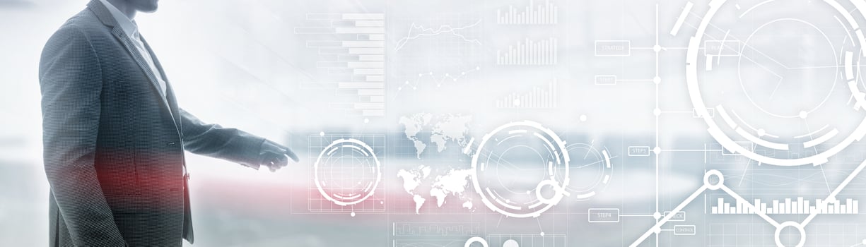 Website banner, Investment dashboard. Diagram Graph Stock Trading transparent business background. photo