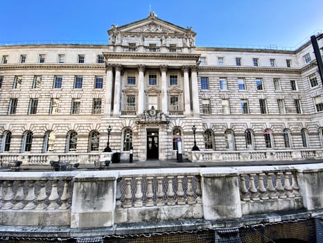 A view of Somerset House in London photo