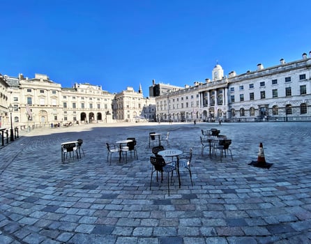 London in the UK in 2022. A view of Somerset House in London photo