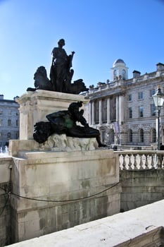 London in the UK in 2022. A view of Somerset House in London photo