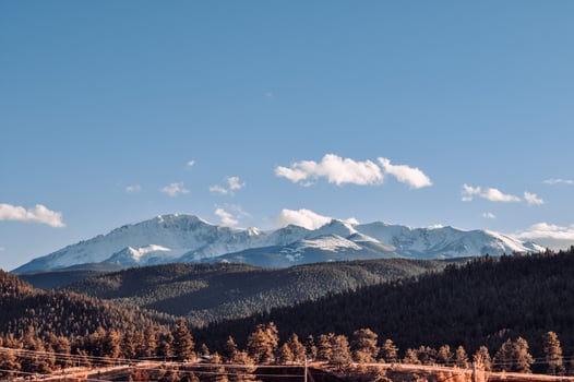 Mountains in the Autumn photo
