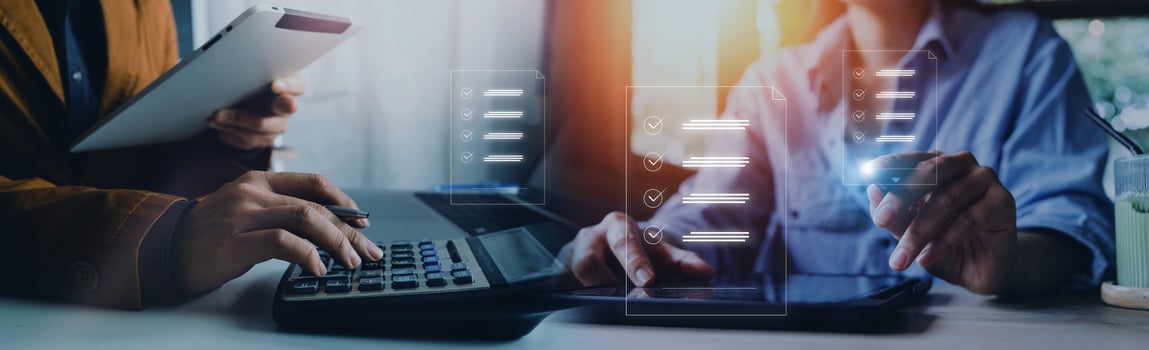 Online business contract Electronic signature, e-signing, digital document management, paperless office, signing business contract concept. photo