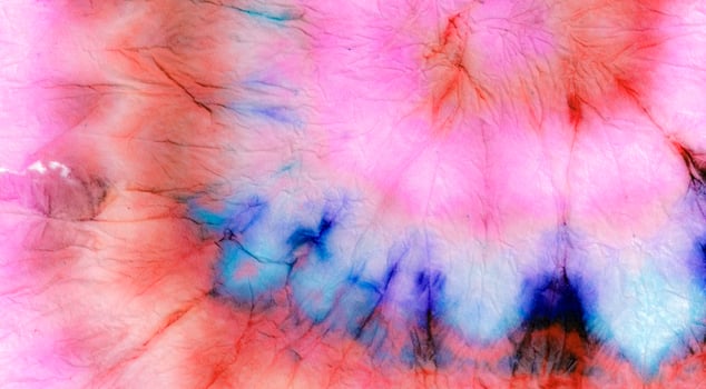 Color Psychedelic Kaleidoscope. Tiedye Round photo