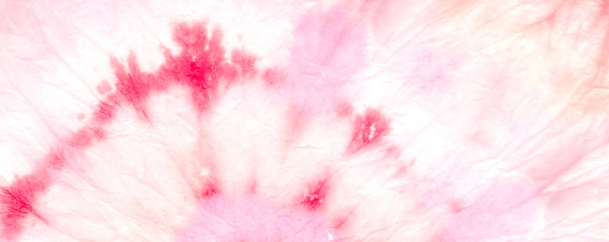 Peach Watercolor Batik Repeat. Dyed Color Light photo