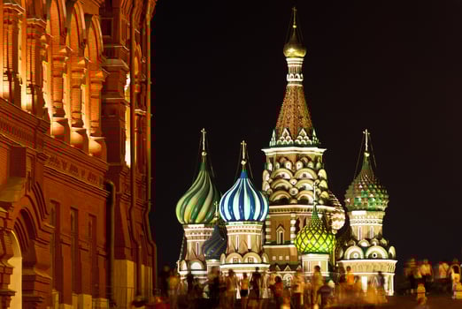 St. Basils cathedral in Moscow photo