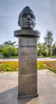 Head Bust of Yuri Gagarin photo