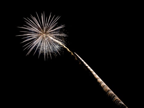 Coney Island Beach Fireworks photo