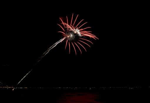 Coney Island Beach Fireworks photo