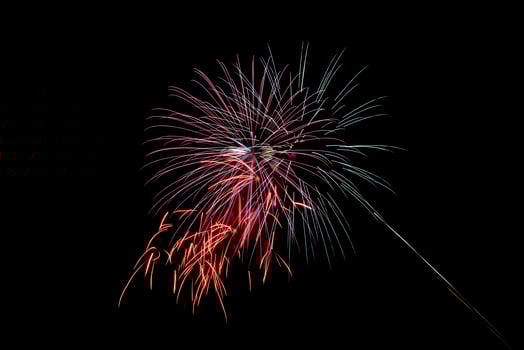 Coney Island Beach Fireworks photo