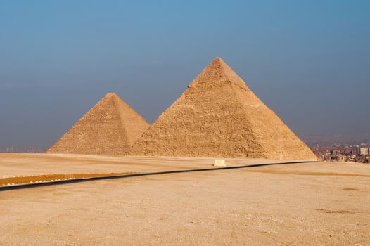 Egyptian Pyramids of the Giza Plateau, Cairo photo