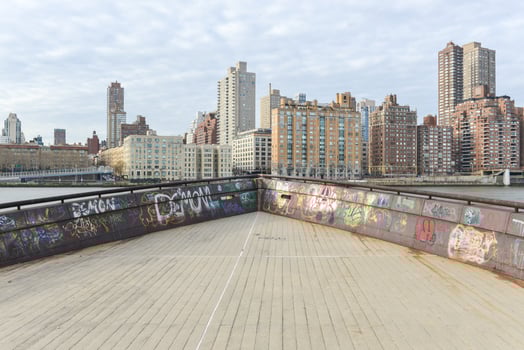View of Manhattan from Roosevelt Island photo